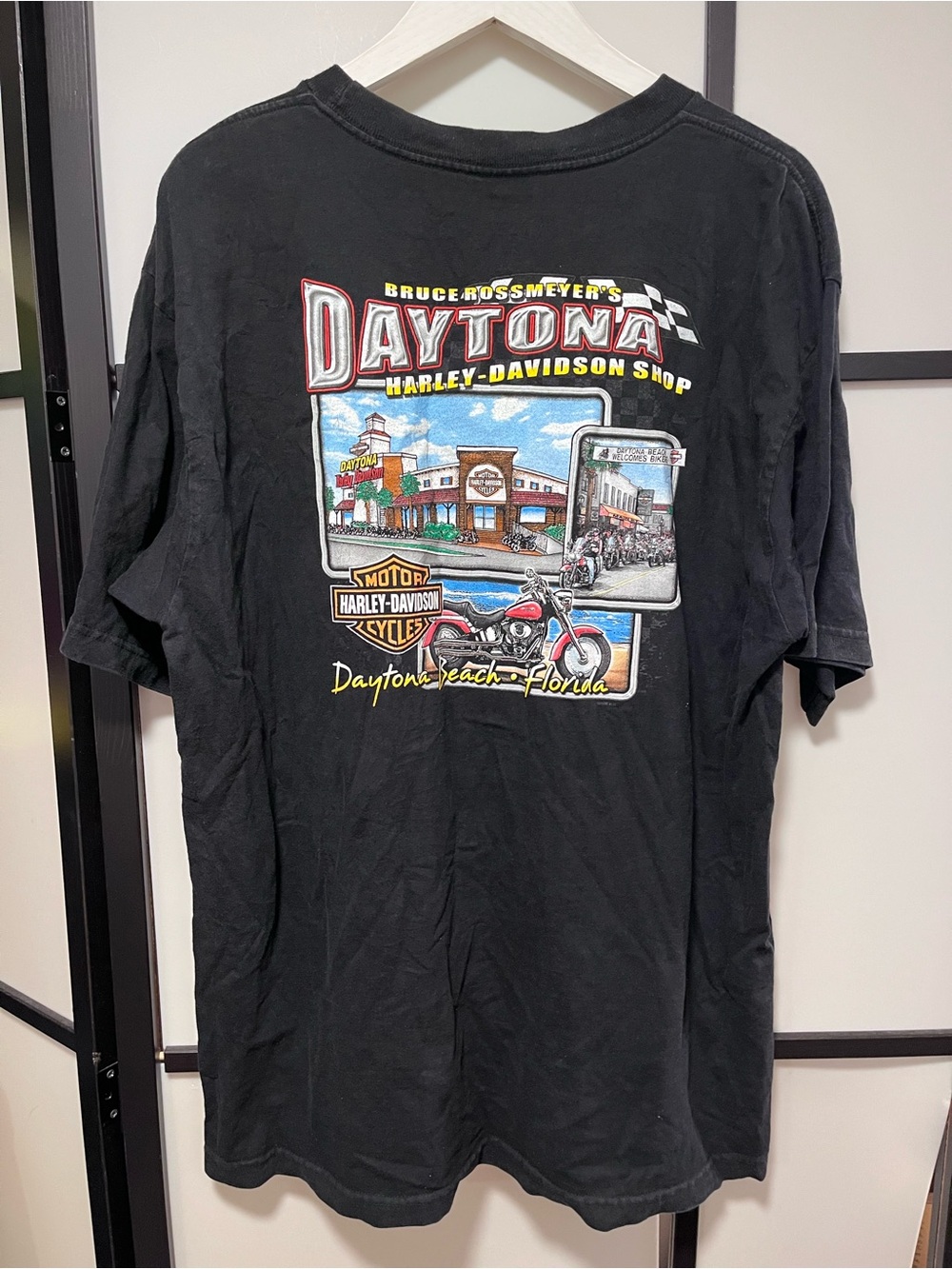 Vintage 2006 Harley Davidson Daytona Bike Week Pocket T-Shirt 2XL Made in USA